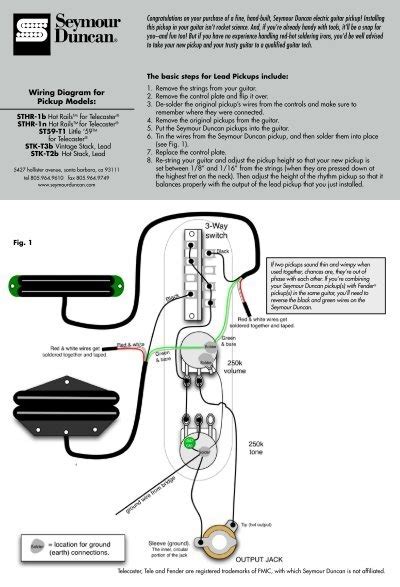 Seymour Duncan Wiring Diagram Hot Rails - Wiring Diagram