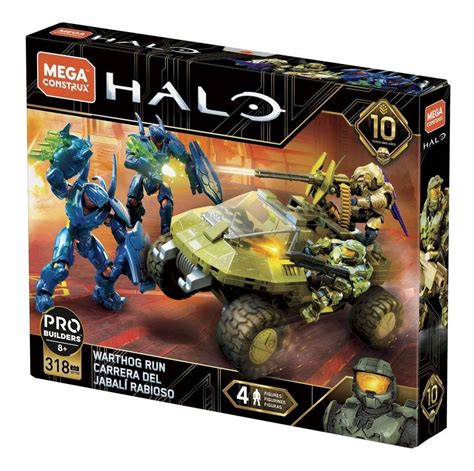 Mega Construx Halo Warthog Run Carrera Jabali Aniversario Env O Gratis