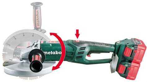 Metabo Angle Grinder 9 In Wheel Dia Paddle Without Lock On