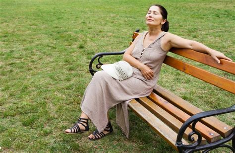 Mature Woman Sits On Park Bench Stock Photo Royalty Free Freeimages My XXX Hot Girl