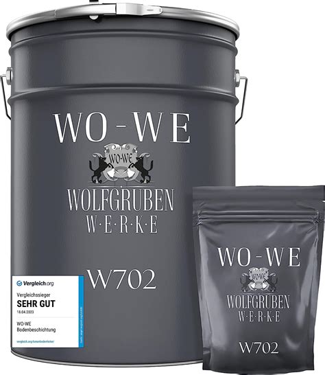 WO WE 2K Epoxidharz Farbe Garagenfarbe Bodenbeschichtung W702