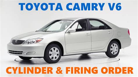 TOYOTA CAMRY V6 CYLINDER ORDER FIRING ORDER AND BANK1 BANK2 LOCATIONS