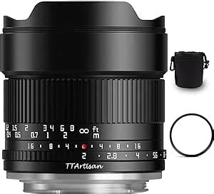 TTARTISAN 10mm F2 ASPH APS C Large Aperture Ultra Wide Manual Focus