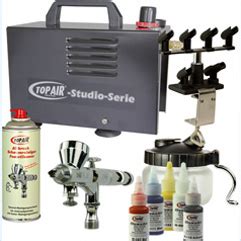 airbrush shop geckler Airbrush Komplett Sets für CustomPainting TopAir