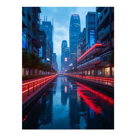 Diamond Art Kits for Adults, Cityscape Night Reflections Neon Lights 5D
