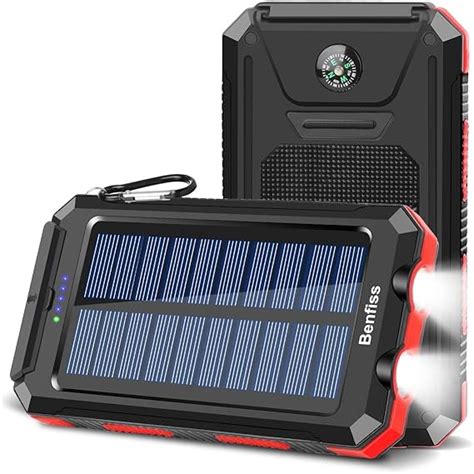 Amazon Cargador solar 20000 mAh banco de energía solar ultra