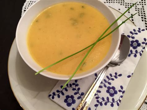 Leckere Kohlrabi Karotten Suppe Mit Frischk Se Ganz Schlank In