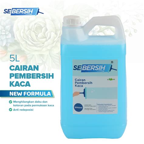 Jual Sebersih Cairan Pembersih Kaca Glass Cleaner Liter Shopee