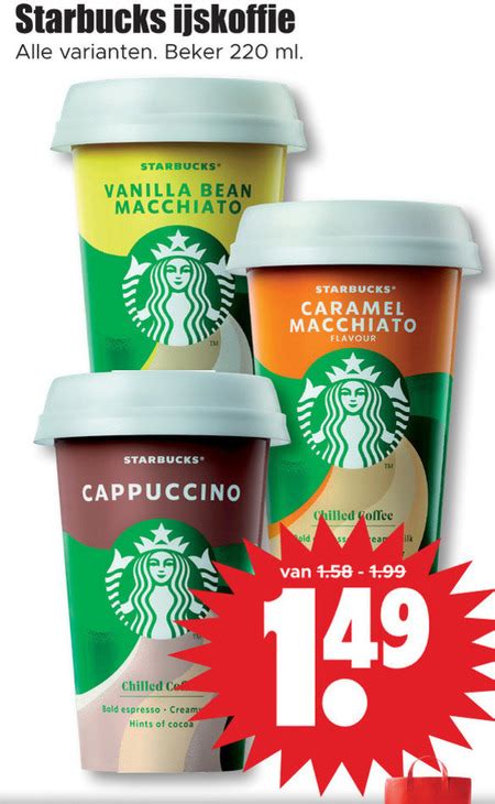 Starbucks Ijskoffie Folder Aanbieding Bij Dirk Details