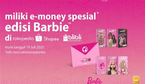 Desain Kartu E Money Edisi Barbie Dailylife Id