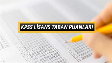 KPSS lisans taban puanları ve tercihleri 2022 ÖSYM KPSS tercih