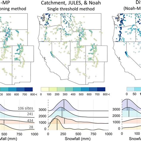 (a) Mean annual total snowfall maps during the accumulation period (1... | Download Scientific ...