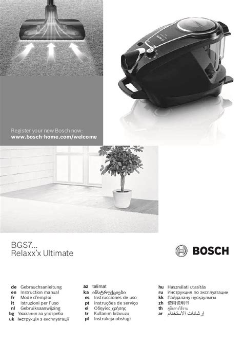 bosch-porzsak-nelkuli-porszivo-hasznalati-utasitasa-BGS7RCL - Bosch ...