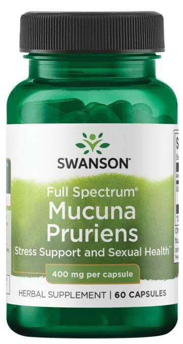 Full Spectrum Mucuna Pruriens 400mg 60 Kapseln