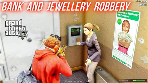 ഏത വധതതല കശ ഉണടകകയപററ Bank Jewellery Robbery GTA 5