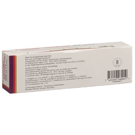 COSENTYX SensoReady Inj Lös 150 mg 1ml Fertpen 1 Stk Online bestellen