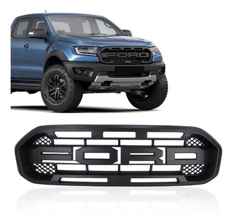 Grade Frontal Raptor Ford Ranger 2020 2021 Moldura Preta Parcelamento