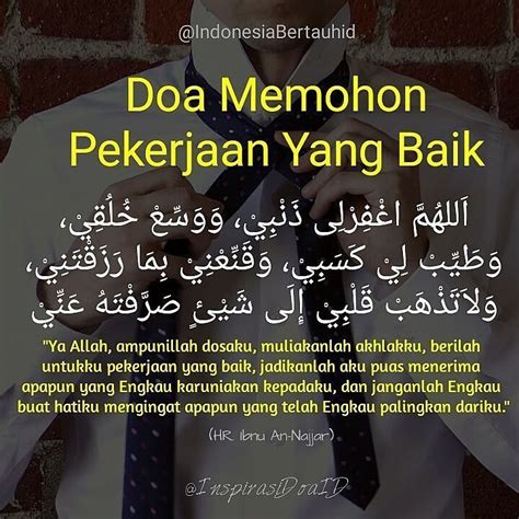 Doa Memohon Pekerjaan Yang Lebih Baik - lejnroNewsnnon