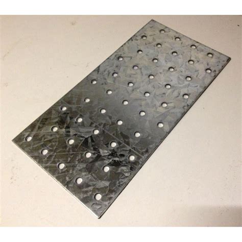 NEW 20cmx10cm HEAVY DUTY Galvanised Steel Flat Mending Plate