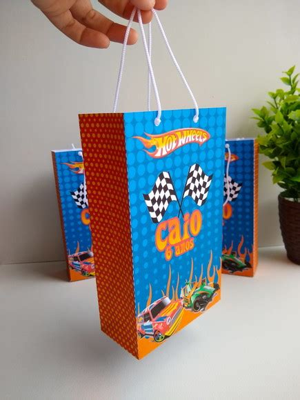Sacola Personalizada Hot Wheels Elo Produtos Especiais