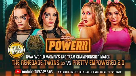 Nwa Powerrr Surrrge For 02 21 23 Nwa Women S Tag Team Championship Battle