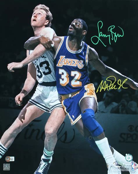 Magic Johnson Larry Bird Poster