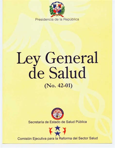 Ley General De Salud 42 01 By Cerss Centro De Documentacion Issuu