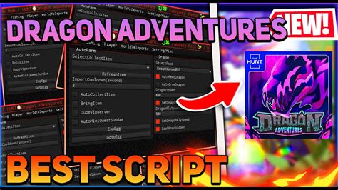 Dragon Adventures Script Gui Hack Auto Farm Auto Eat Find Eggs