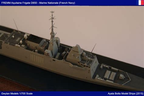 FREMM Aquitaine D650 ASW Frigate, French Navy / Marine Nationale, 1/700 ...