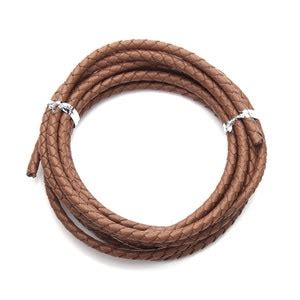 Mm Mm Mm Braided Leather Cord Red Bolo Round Braided Leather Cord