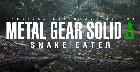 Metal Gear Solid Snake Eater Erster Blick Auf In Engine Material