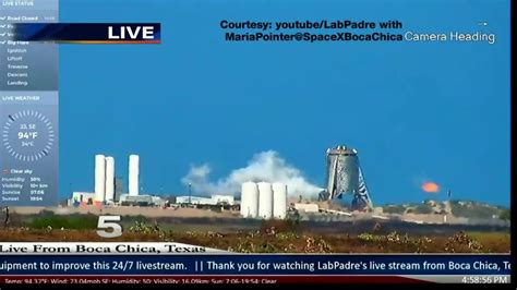 SpaceX Successfully Tests Starhopper At Boca Chica Beach YouTube