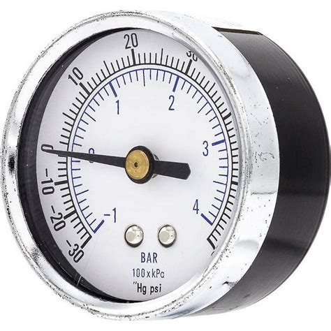 Pic Gauges Pressure Gauge 2 Dial Dia 30 To 60 Psi 18 Npt