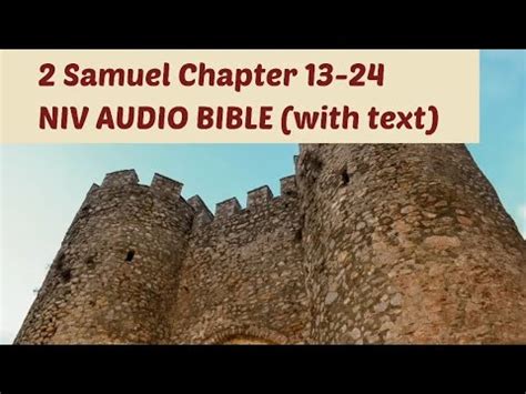 Samuel Niv Audio Bible With Text Youtube