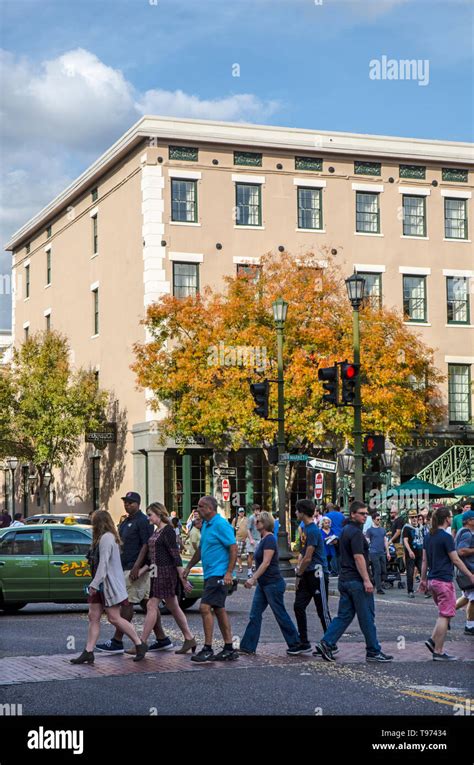 Intersection Of Meeting And Broad Streets Historic Charleston South