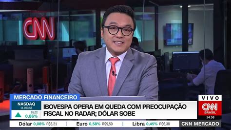 CNN MERCADO Ibovespa opera em queda preocupação fiscal no radar