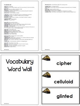 A Year Down Yonder Novel Study And Project Menu Plus Digital Option