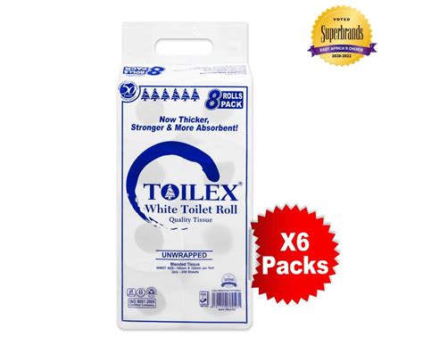Toilex 2-Ply Toilet Tissue - 8s'x6 | Bulkbox Wholesale