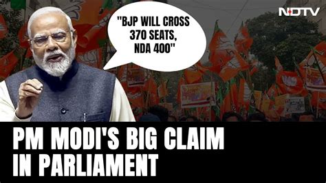 Pm Modi Lok Sabha Speech Pm Modis Big Claim In Parliament Bjp Will