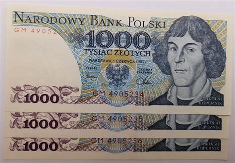 Banknoty Z Miko Aj Kopernik R Unc Kolejne Nr Cena