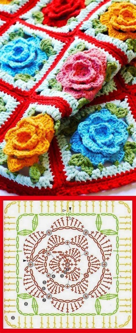 The Ultimate Granny Square Diagrams Collection ⋆ Crochet Kingdom Ec0 In