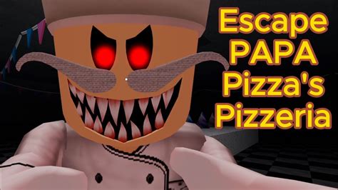 Escape Papa Pizza S Pizzeria Scary Obby Roblox Scaryobby Youtube