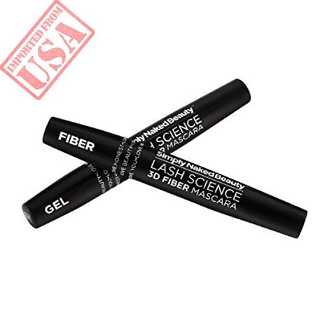 Best 3D Fiber Lash Mascara By Simply Naked Beauty Last All Day Waterproof Smudge Proof