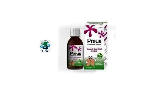 Preus Syrup | Pelargonium sidoides | Cough | Cold | Fareed Pharma World