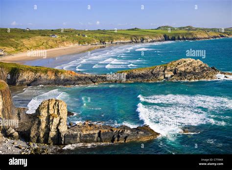 Whitesands bay St Davids Pembrokeshire Wales Stock Photo - Alamy