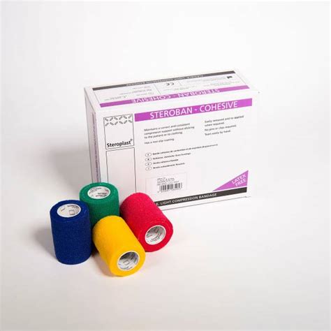 Steroban Premium Elastic Cohesive Bandage Cm X M Rolls