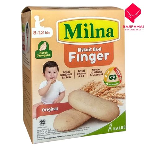 Jual Milna Biskuit Bayi Finger Original 52gr Shopee Indonesia