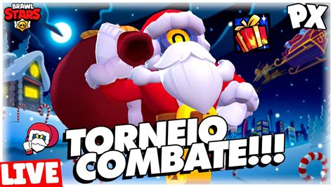 SORTEIO VALENDO A SKIN DO STU NOEL E TORNEIO COMBATE BRAWL STARS AO