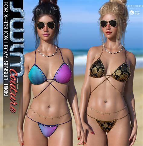 SWIM Couture For X Fashion Heavy Sensual Bikini G8F 3D Figure Assets Sveva