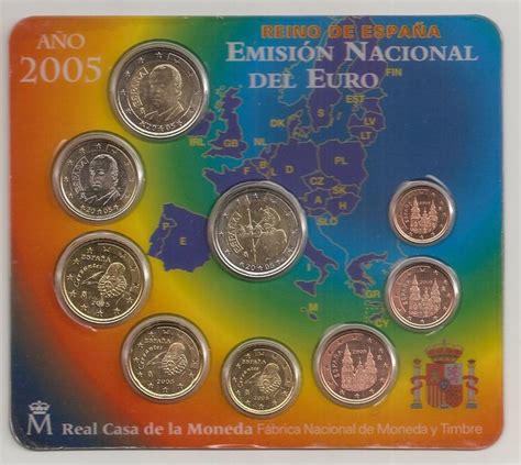 Spanien Kursm Nzensatz Im Folder Euro M Nzen Banknoten